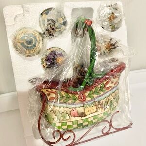 Jim Shore Sleigh Bells Ring 2007 Christmas Ornaments Decor NEW 4009195